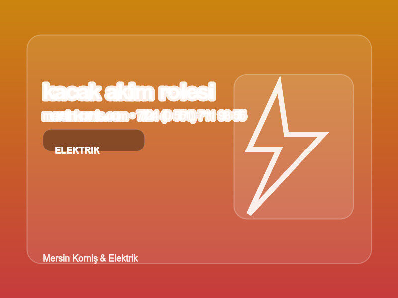 (0 551) 711 93 55 | Kaçak Akım Rölesi Takma Rehberi | Hayat Koruma Cihazı