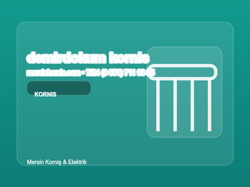 (0 551) 711 93 55 | Demirdöküm Korniş Servis Mersin