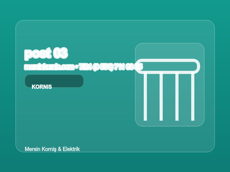 Korniş Montajı Nasıl Yapılır?