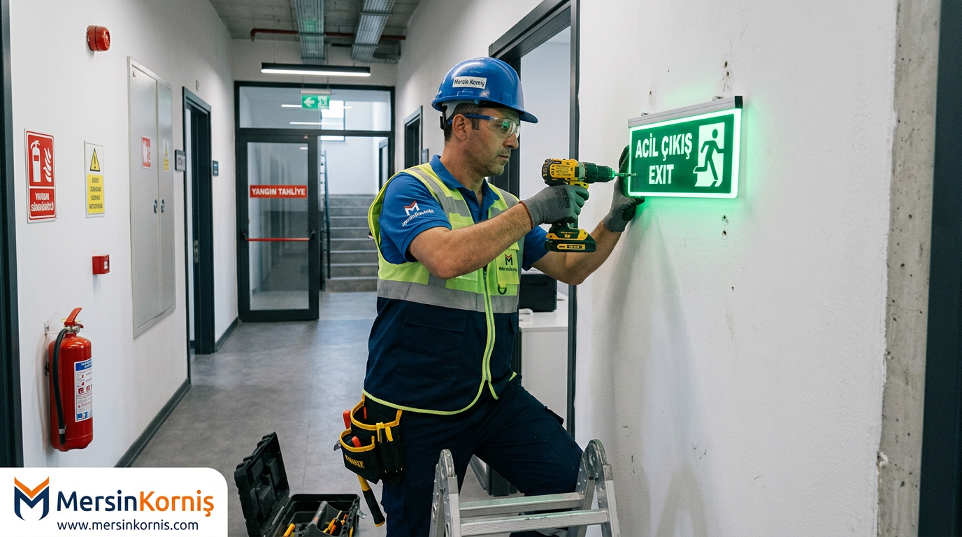 (0 551) 711 93 55 | Acil Çıkış Yönlendirme Tabelası Montajı