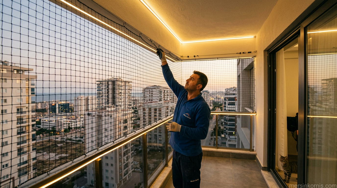(0 551) 711 93 55 | Kedi Filesi Montajı ve Balkon Aydınlatma