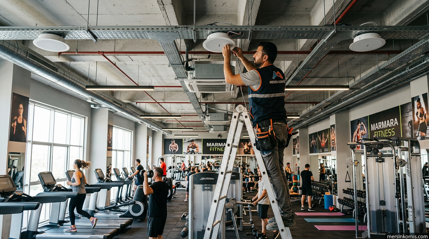 (0 551) 711 93 55 | Mersin Spor Salonu Ses Sistemi Kurulumu